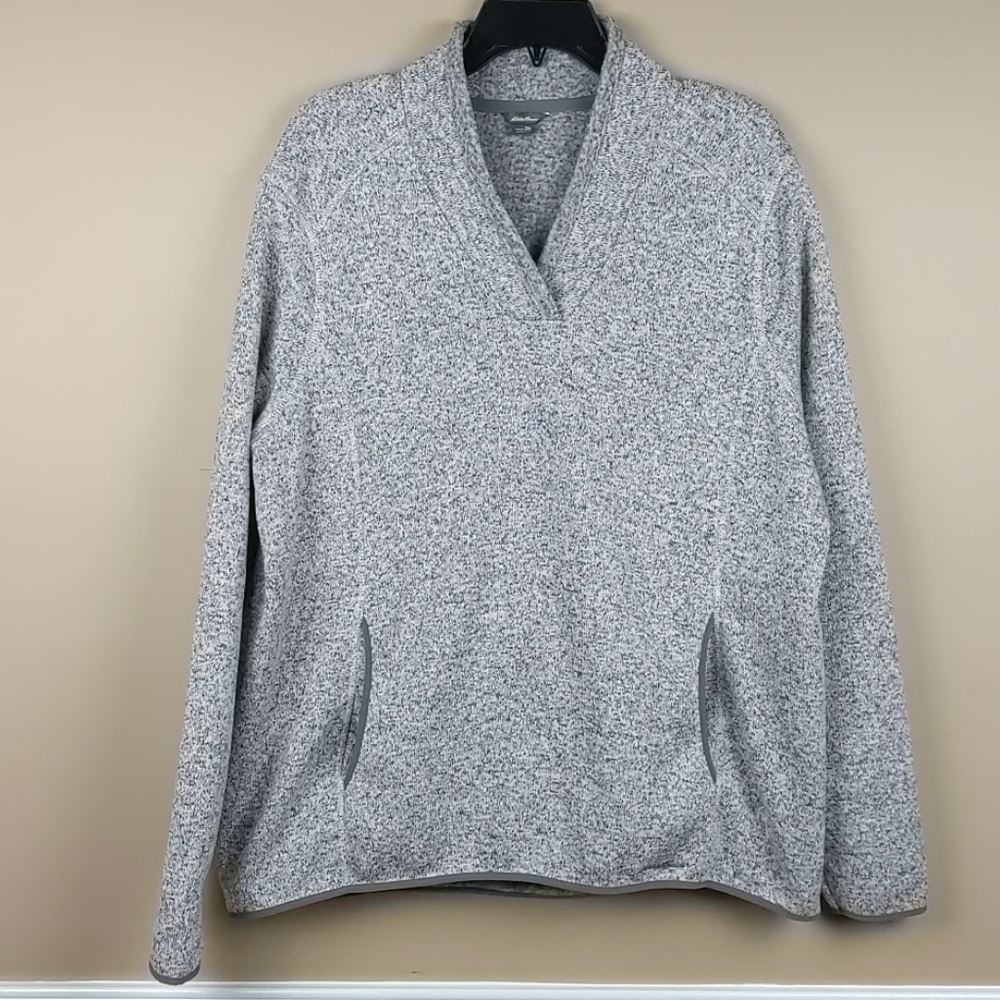 Eddie Bauer pull over sweat shirt